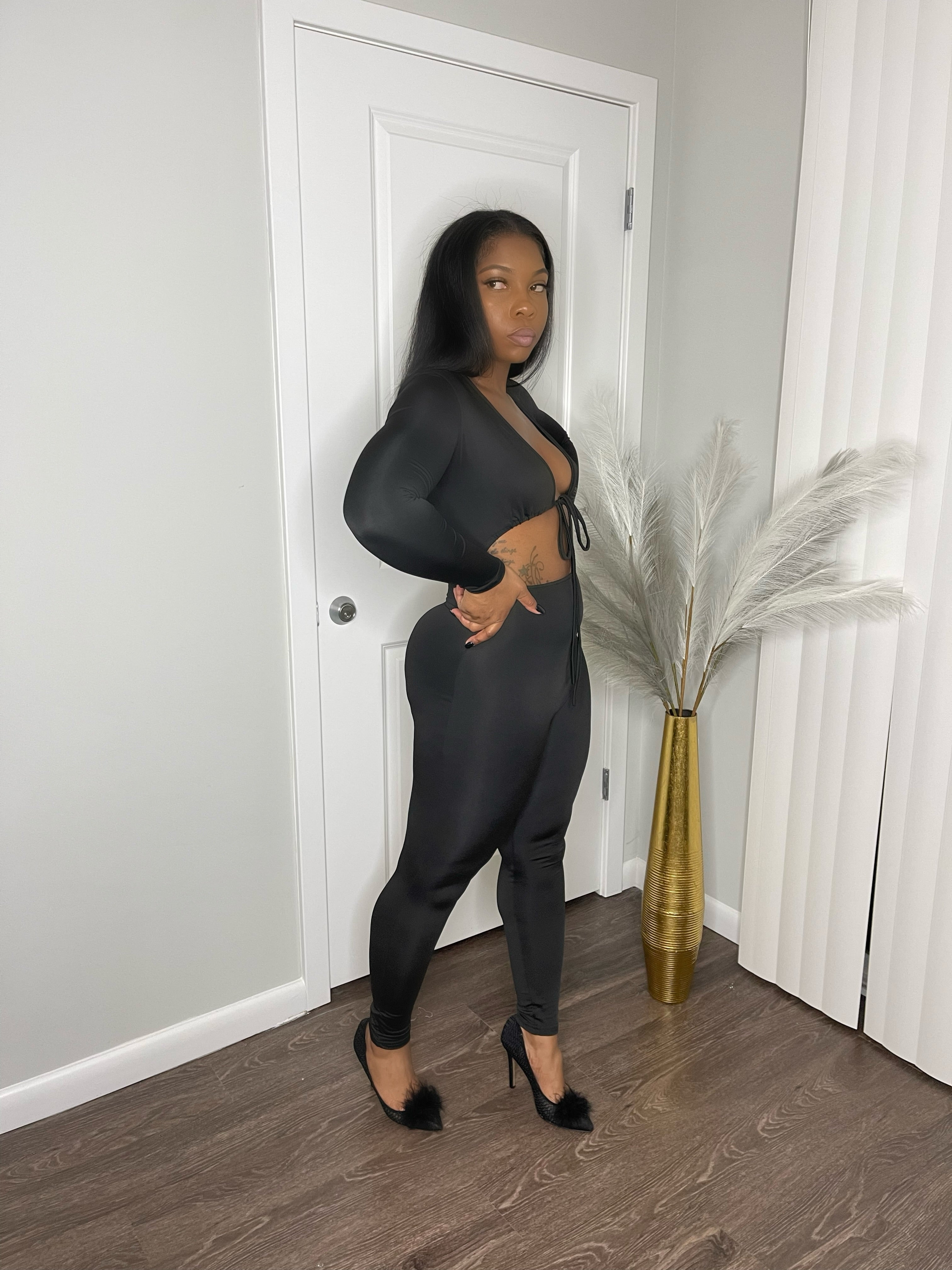 Cut the Check” Jumpsuit – TheeNecessaryCollection